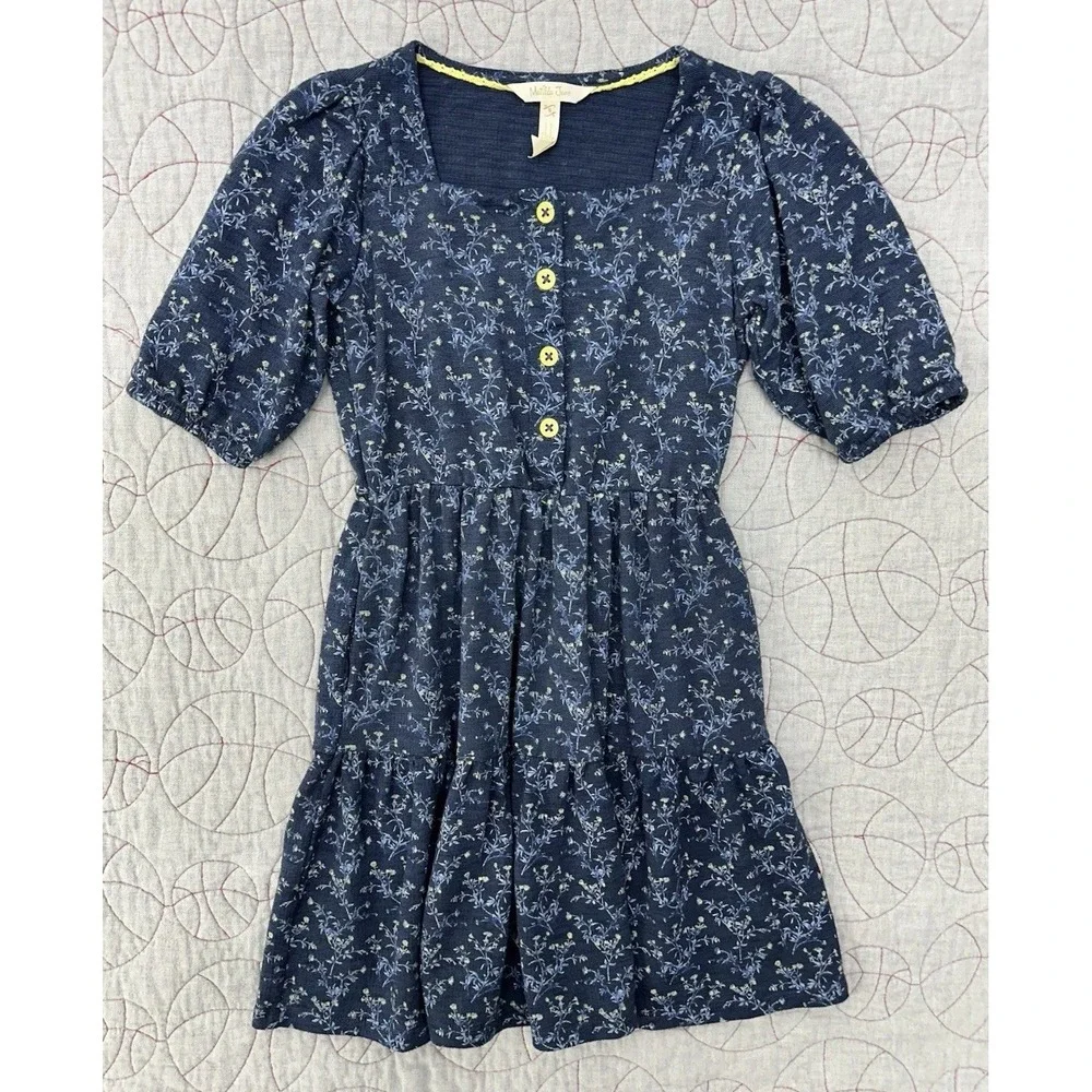 Matilda Jane Just Imagine Seaside Stroll Tiered Floral‎ Dress / Girls Size 8
